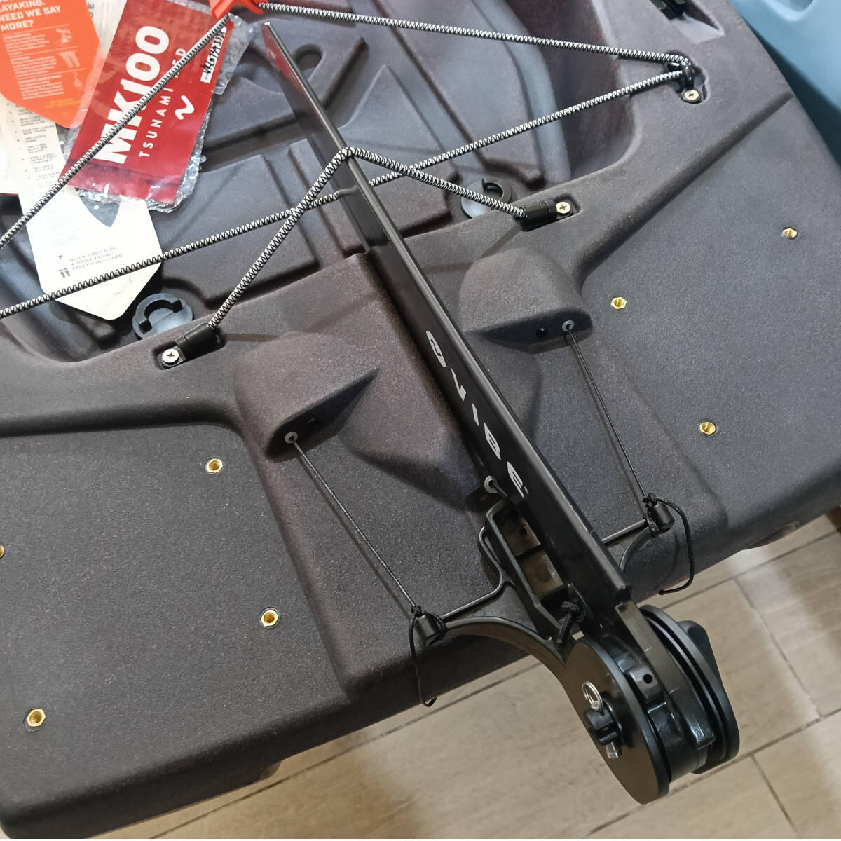 Kayak da pesca a pedali Vibe Makana 100 con sistema a pinnette X Drive - 305 cm