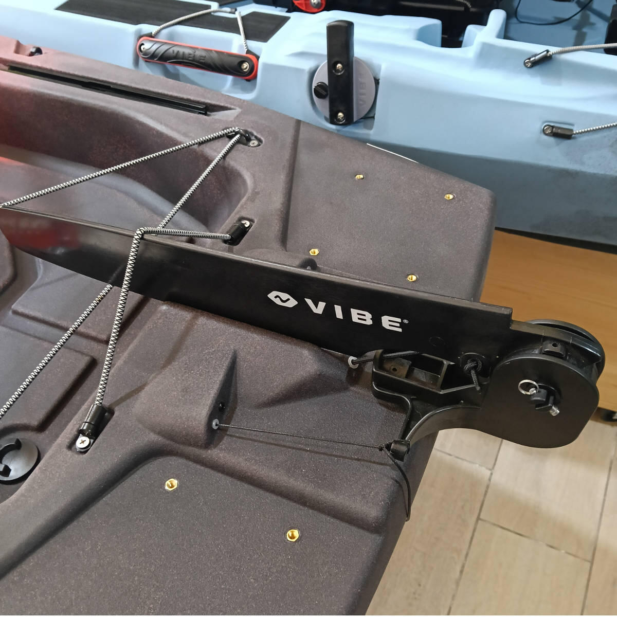 Kayak da pesca a pedali Vibe Makana 100 con sistema a pinnette X Drive - 305 cm