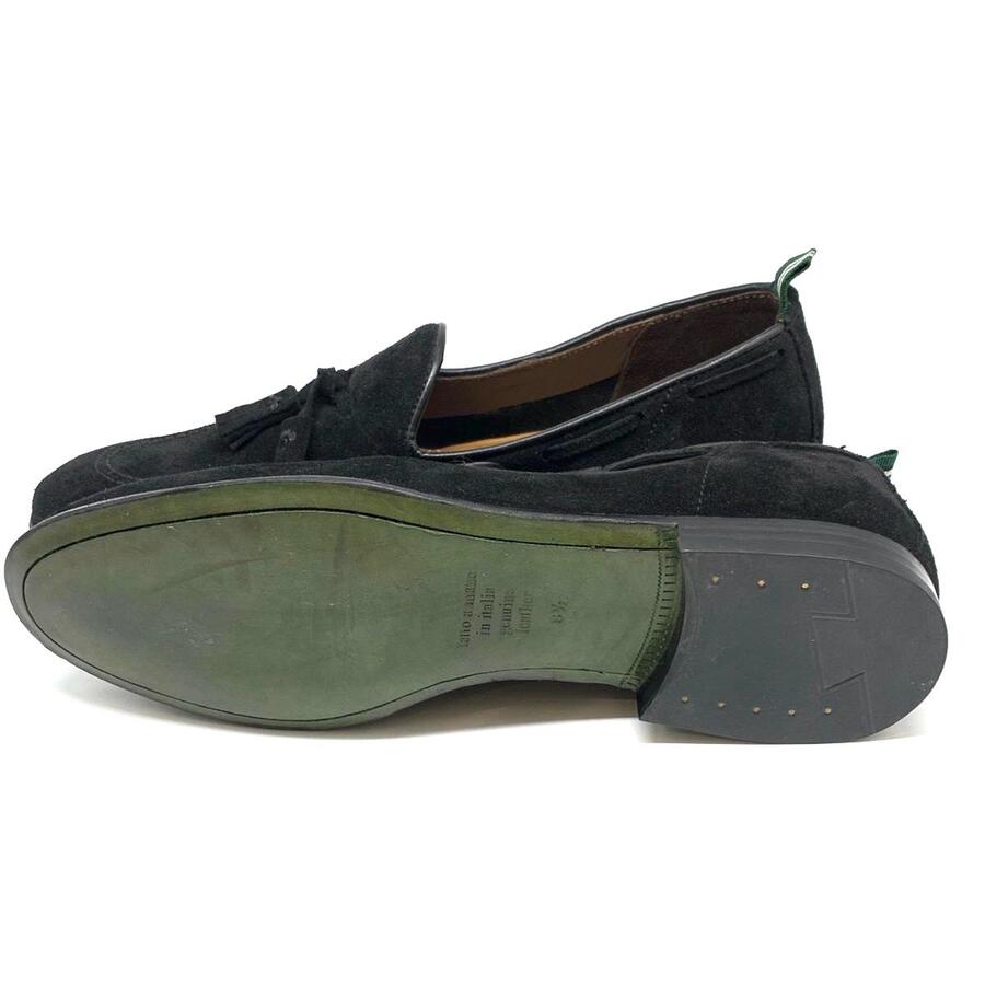 Green George Mocassino  in camoscio  