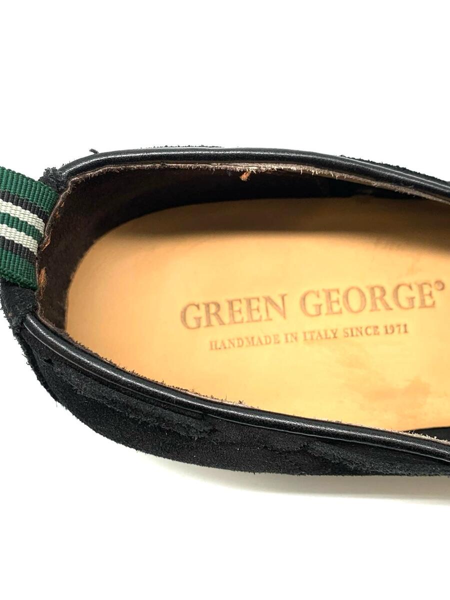 Green George Mocassino  in camoscio  