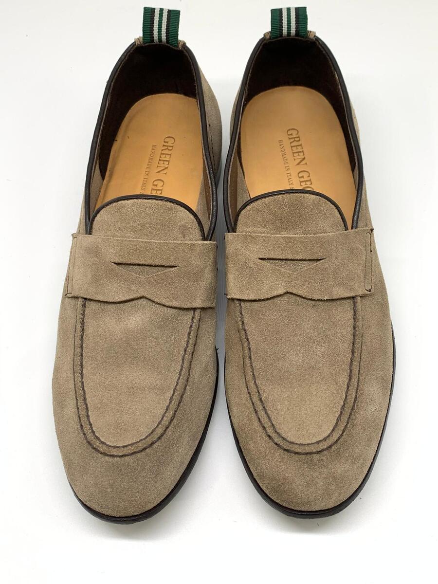 Green George Mocassino classico in camoscio beige