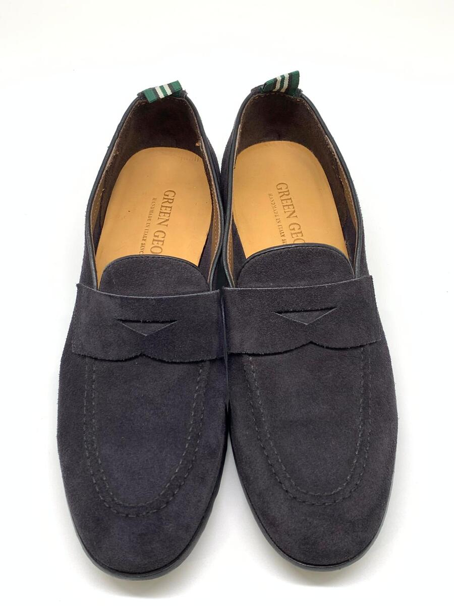 Green George Mocassino classico in camoscio blu notte
