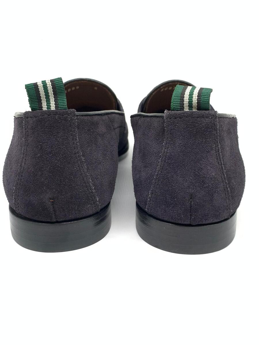 Green George Mocassino classico in camoscio blu notte