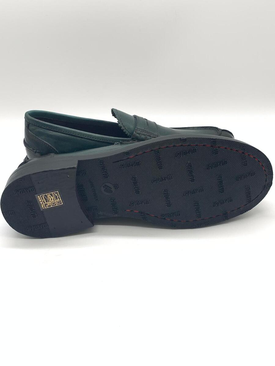JP/David Mocassini in pelle spazzolata verde smeraldo