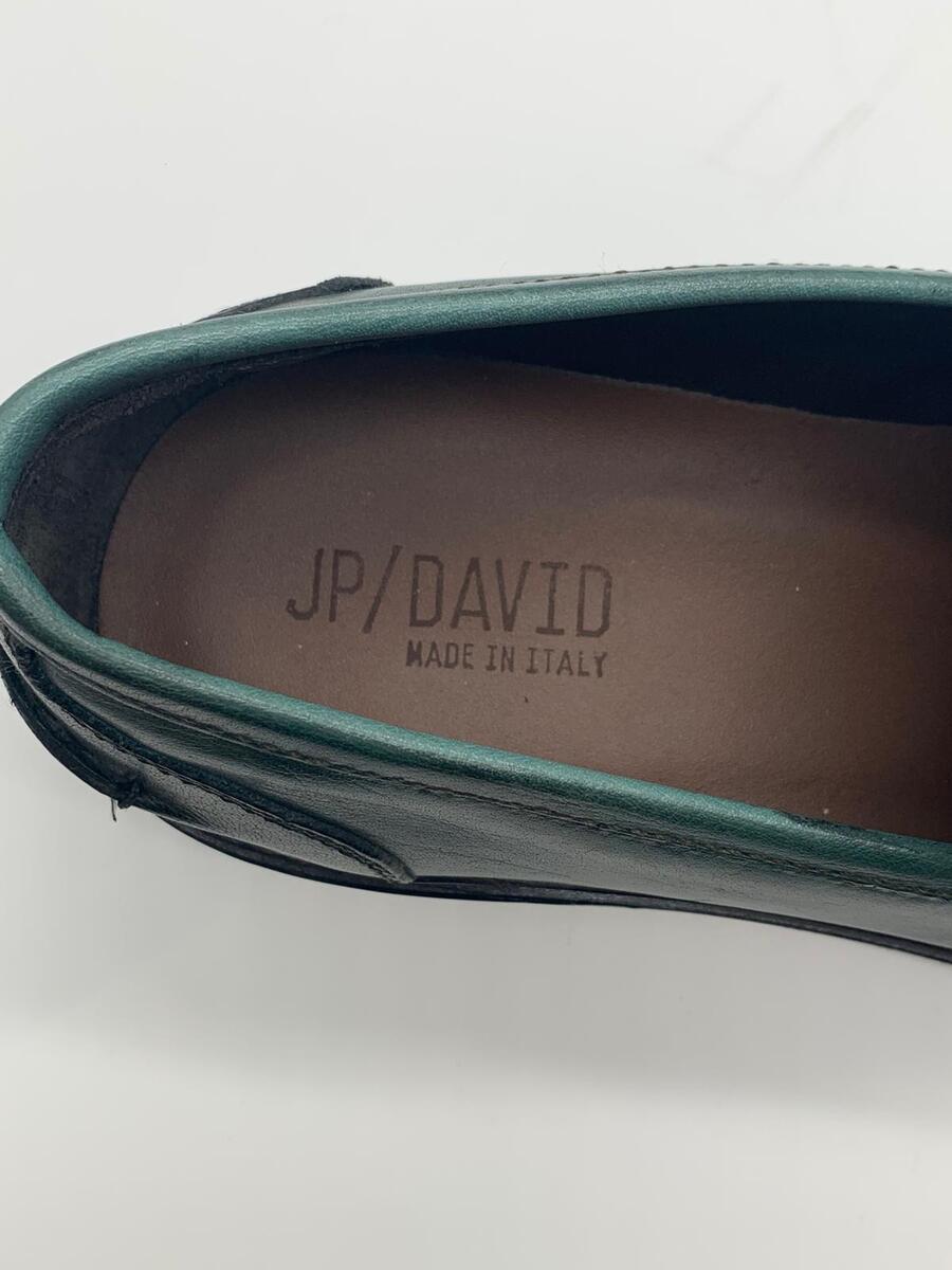 JP/David Mocassini in pelle spazzolata verde smeraldo