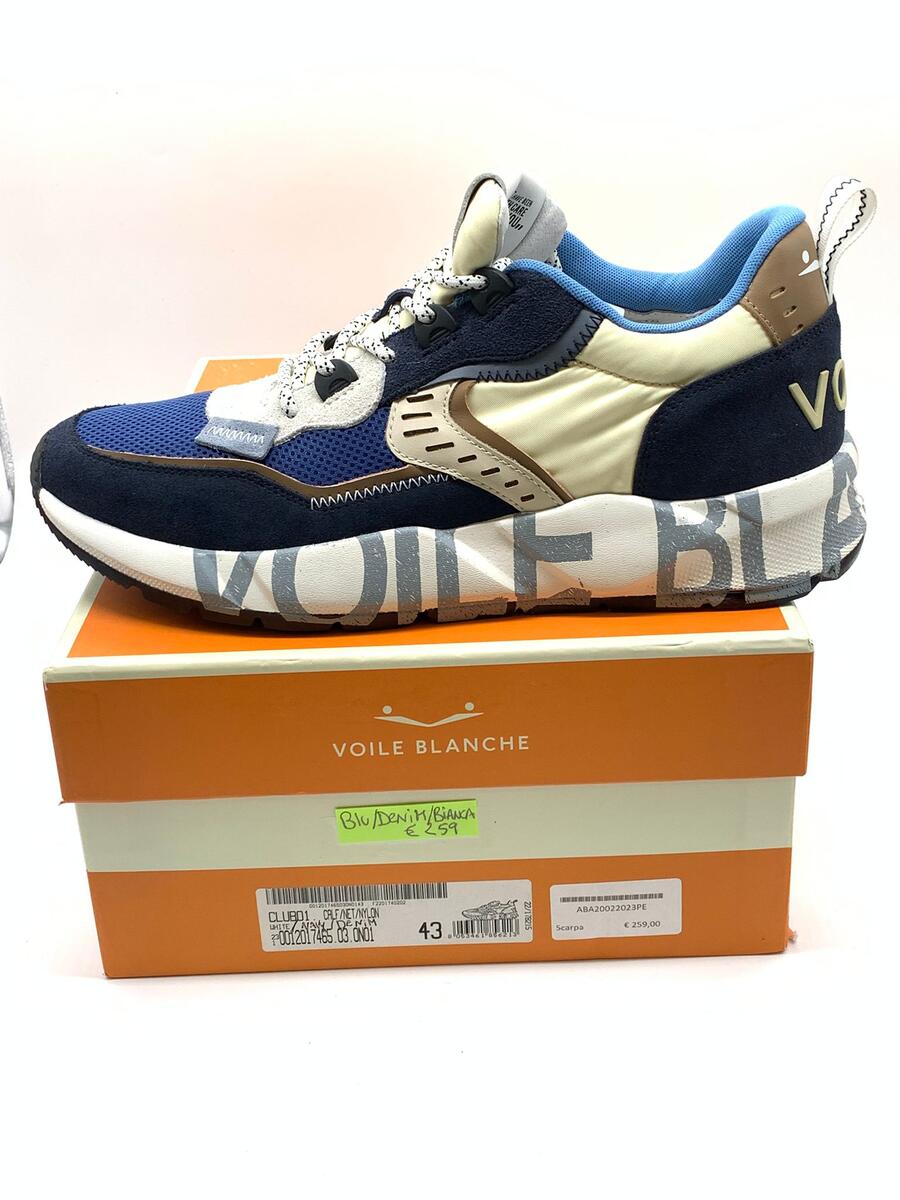 Sneaker Voile Blanche blu/bianco numero 43