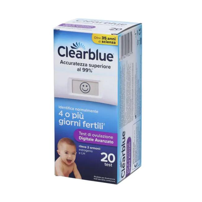 CLEARBLUE DIGITAL Test di Ovulazione Digitale Avanzato