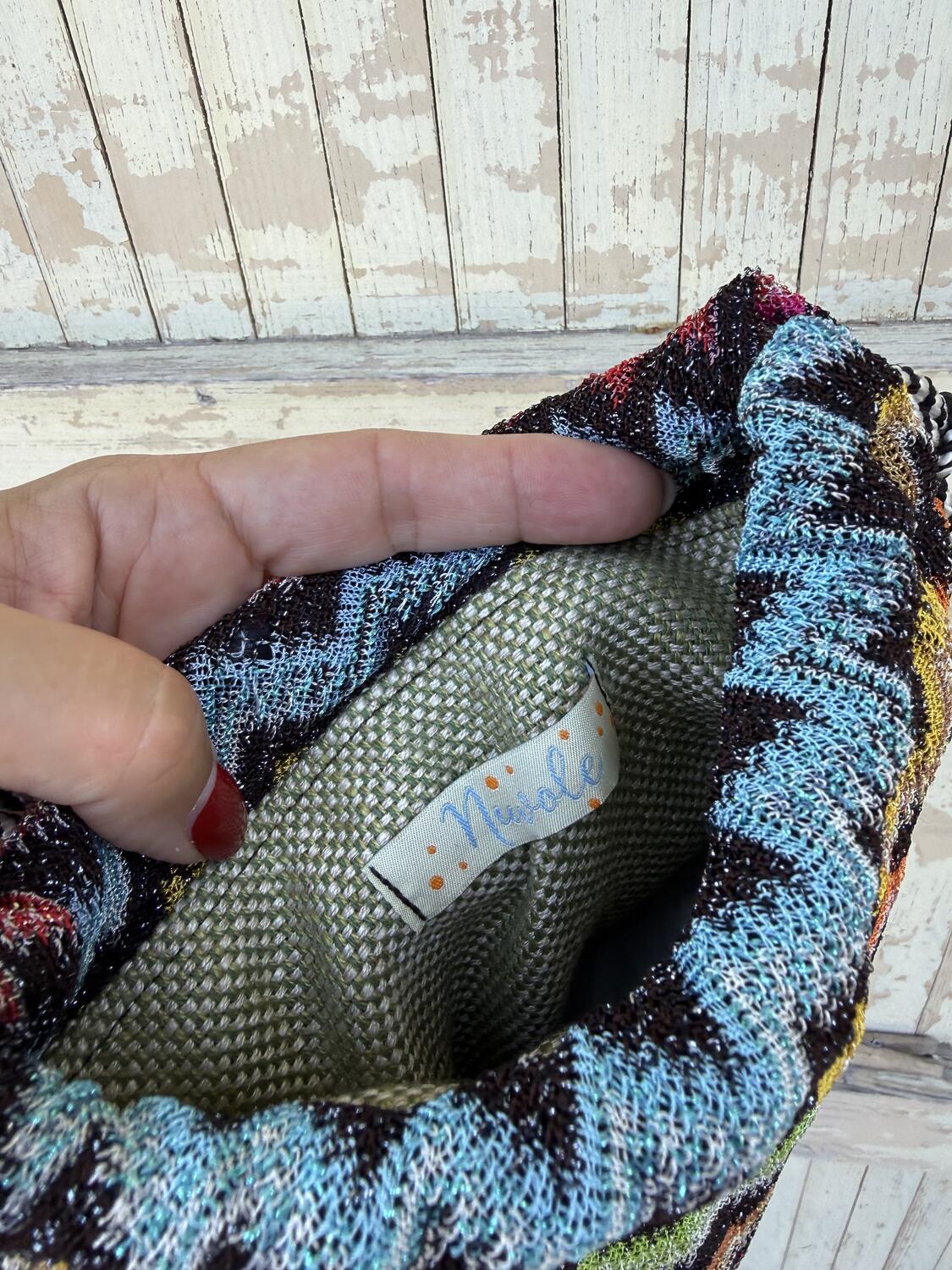 Secchiello zig zag nero 
