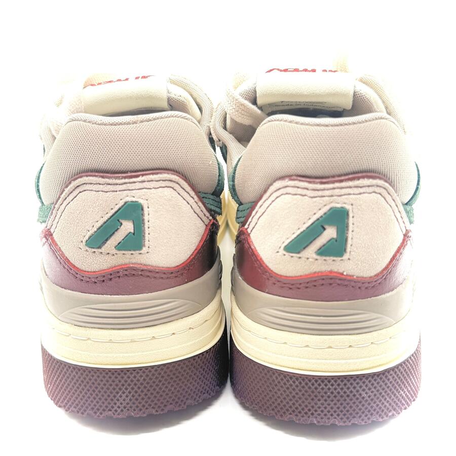 Autry clc low wom wht/burgundy