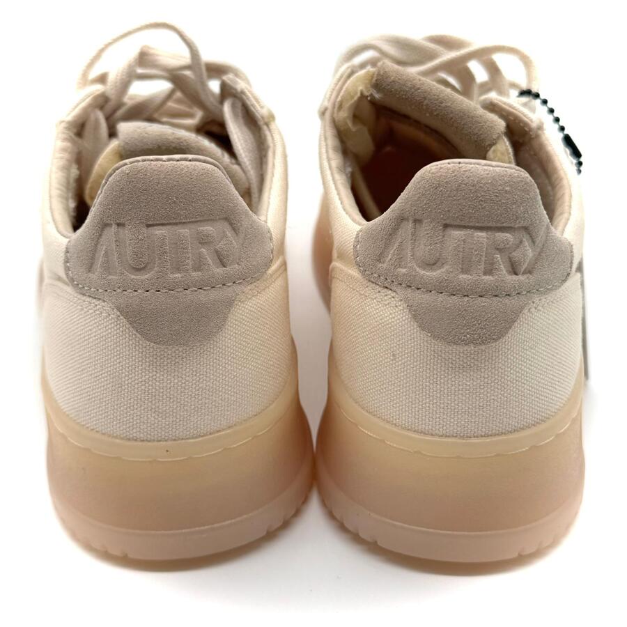 Autry medalist low wom canvas ivory