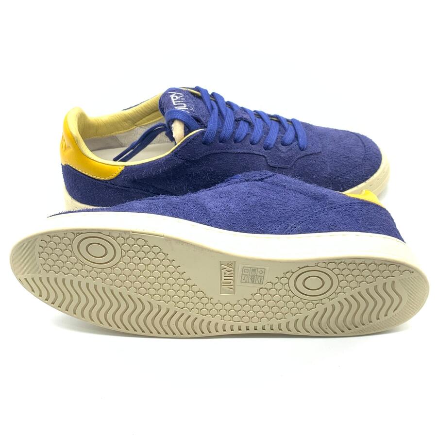 Autry flat low man blu/giallo