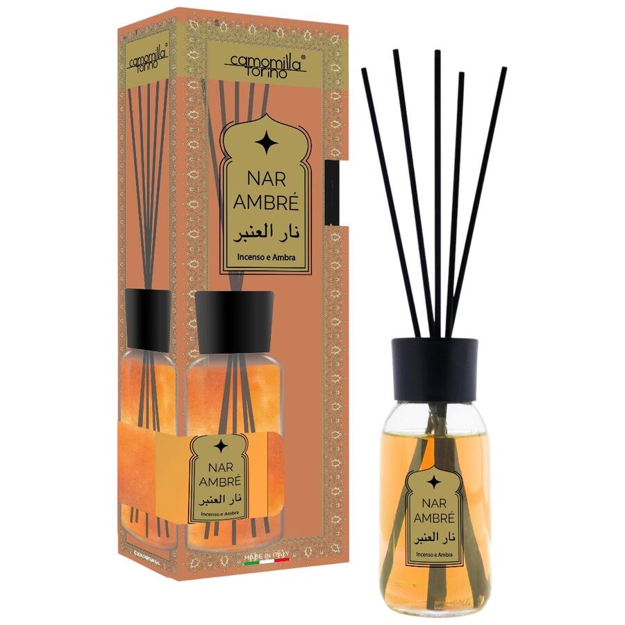 CAMOMILLA TORINO DIFFUSORE AMBIENTE LINEA ARABA 125 ML NAR AMBRE'