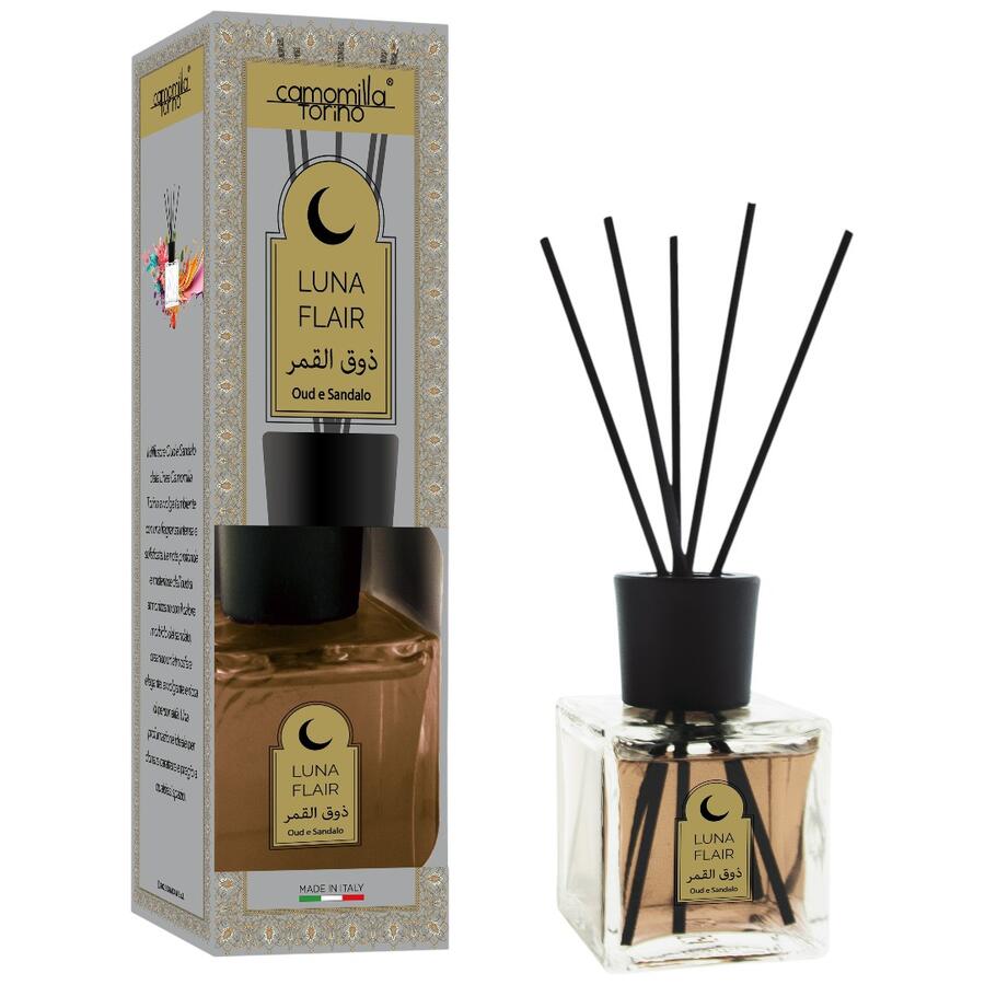 CAMOMILLA TORINO DIFFUSORE AMBIENTE CUBO LINEA ARABA 200 ML LUNA FLAIR
