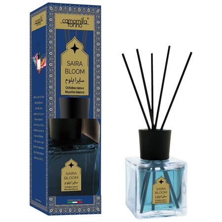 CAMOMILLA TORINO DIFFUSORE AMBIENTE CUBO LINEA ARABA 200 ML SAIRA BLOOM