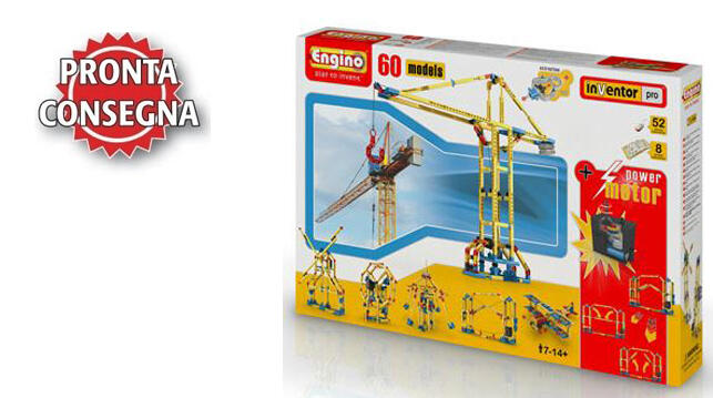 Set Costruzioni Inventor Pro 60 Modelli Motorizzati di Engino SOTTOCOSTO