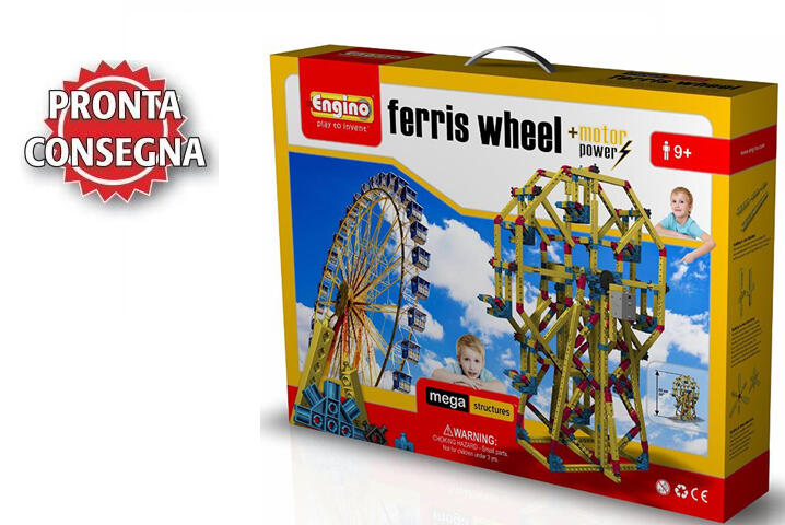 Costruzioni da 890 pezzi Mega Structures "Ferris Wheel" Ruota Panoramica di Engino SOTTOCOSTO
