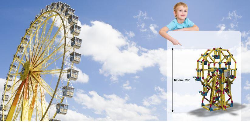Costruzioni da 890 pezzi Mega Structures "Ferris Wheel" Ruota Panoramica di Engino SOTTOCOSTO