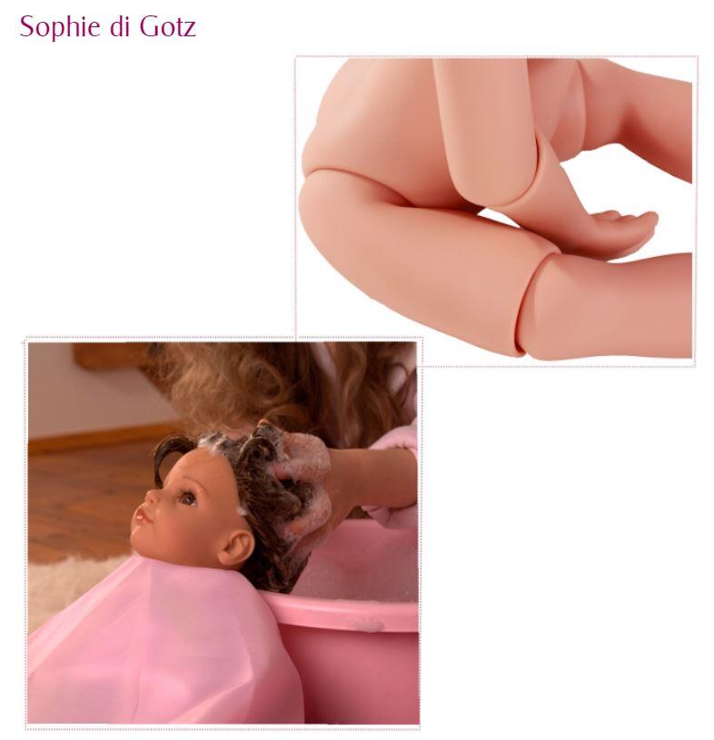 Bambola in Vinile Sophie con i Piedi Snodati Originale di Gotz in Edizione Numerata Limitata SOTTOCOSTO