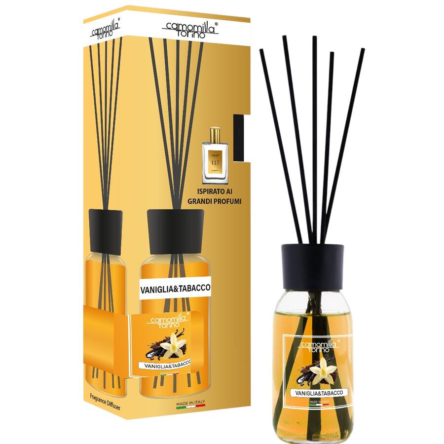 CAMOMILLA TORINO DIFFUSORE AMBIENTE 125 ML VANIGLIA E TABACCO
