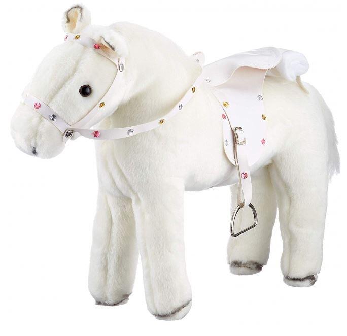 Bambola in Vinile Principessina Chloe  con Cavallo Bianco Fulmine Originale di Gotz  SOTTOCOSTO