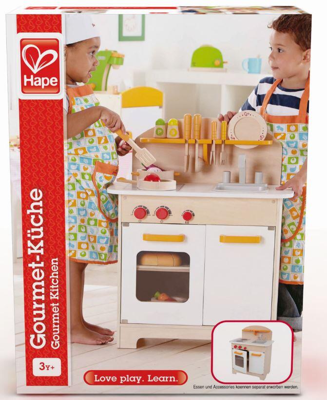 Cucina Multifunzione da Chef Gourmet Bianca  in Legno Hape SOTTOCOSTO