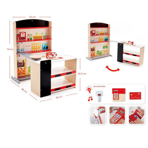 Negozio giocattolo tridimensionale per Bambini Hape SOTTOCOSTO