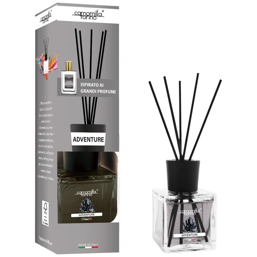 CAMOMILLA TORINO DIFFUSORE AMBIENTE CUBO 200 ML ADVENTURE