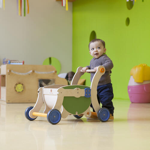 Girello Cavalcabile e Carrello in legno per Bambini Grow UP di Mishi Design SOTTOCOSTO