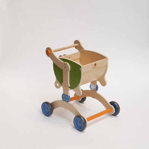 Girello Cavalcabile e Carrello in legno per Bambini Grow UP di Mishi Design SOTTOCOSTO