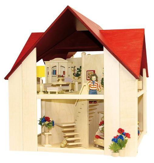 Casa delle Bambole in Legno "Singola Solitair" di Rulke Holzspielzeug SOTTOCOSTO