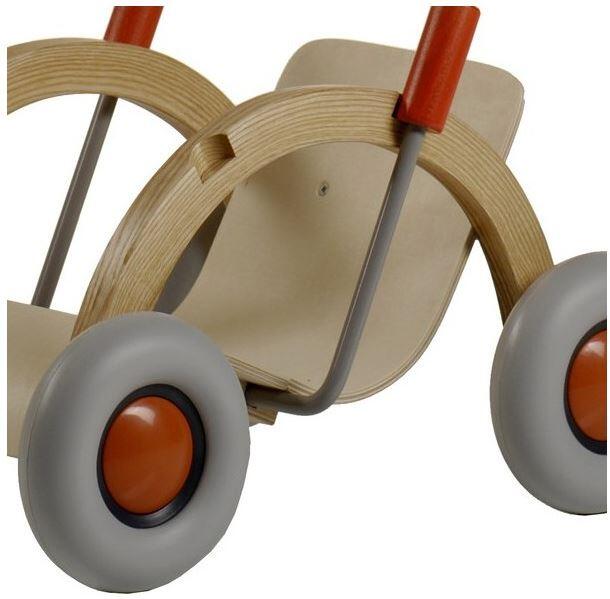 Carrozzina per le Bambole in Legno Naturale SIBIS  "Troll" per Bambine di Sirch  Sottocosto