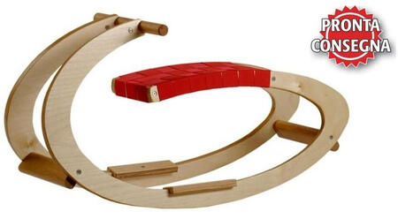 Dondolo in Legno Naturale per Bambini "Olga" di Srich   SOTTOCOSTO