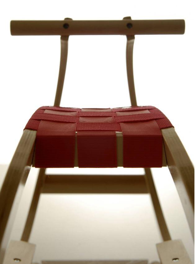 Dondolo in Legno Naturale per Bambini "Olga" di Srich   SOTTOCOSTO