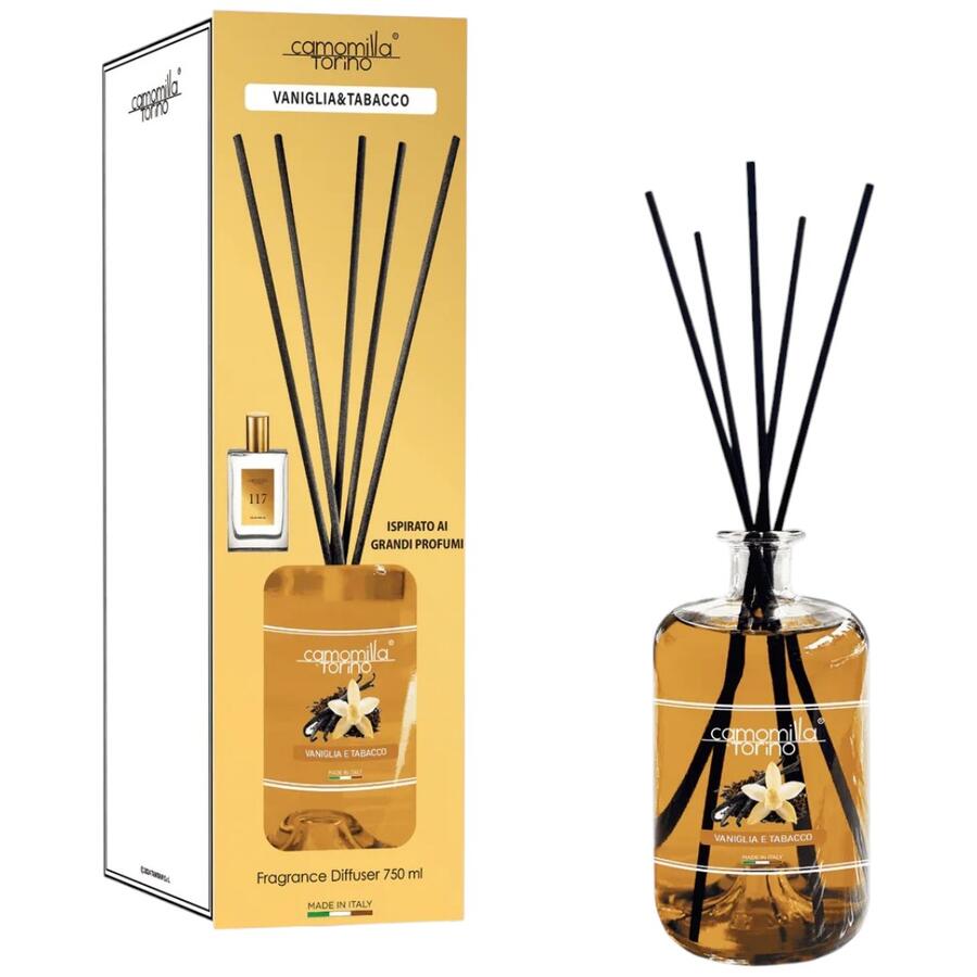  CAMOMILLA TORINO DIFFUSORE AMBIENTE 750 ML TABACCO E VANIGLIA