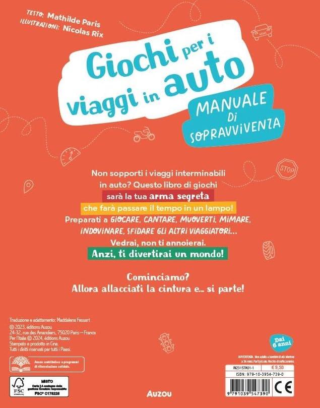 Giochi per i viaggi in auto. Manuale di sopravvivenza.