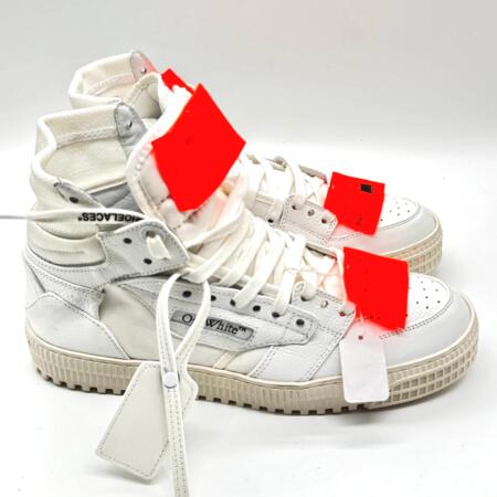 Off-white high sneaker  bianco/arancio