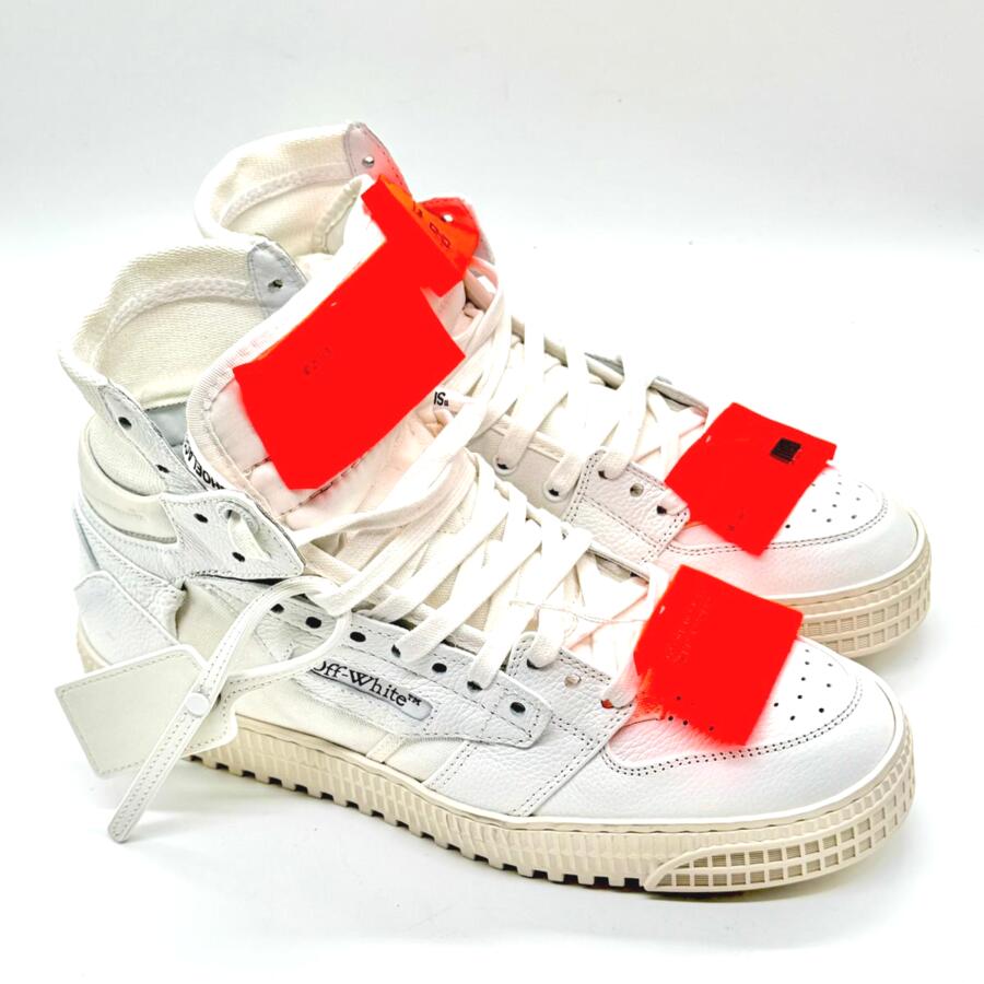 Off-white high sneaker  bianco/arancio