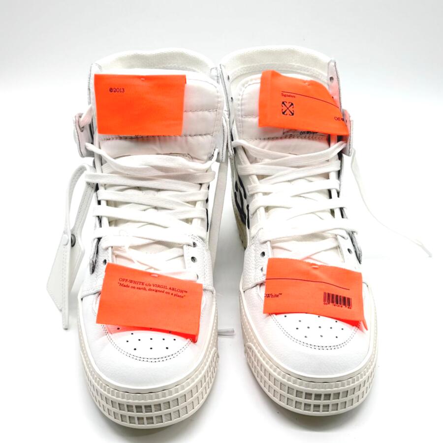 Off-white high sneaker  bianco/arancio