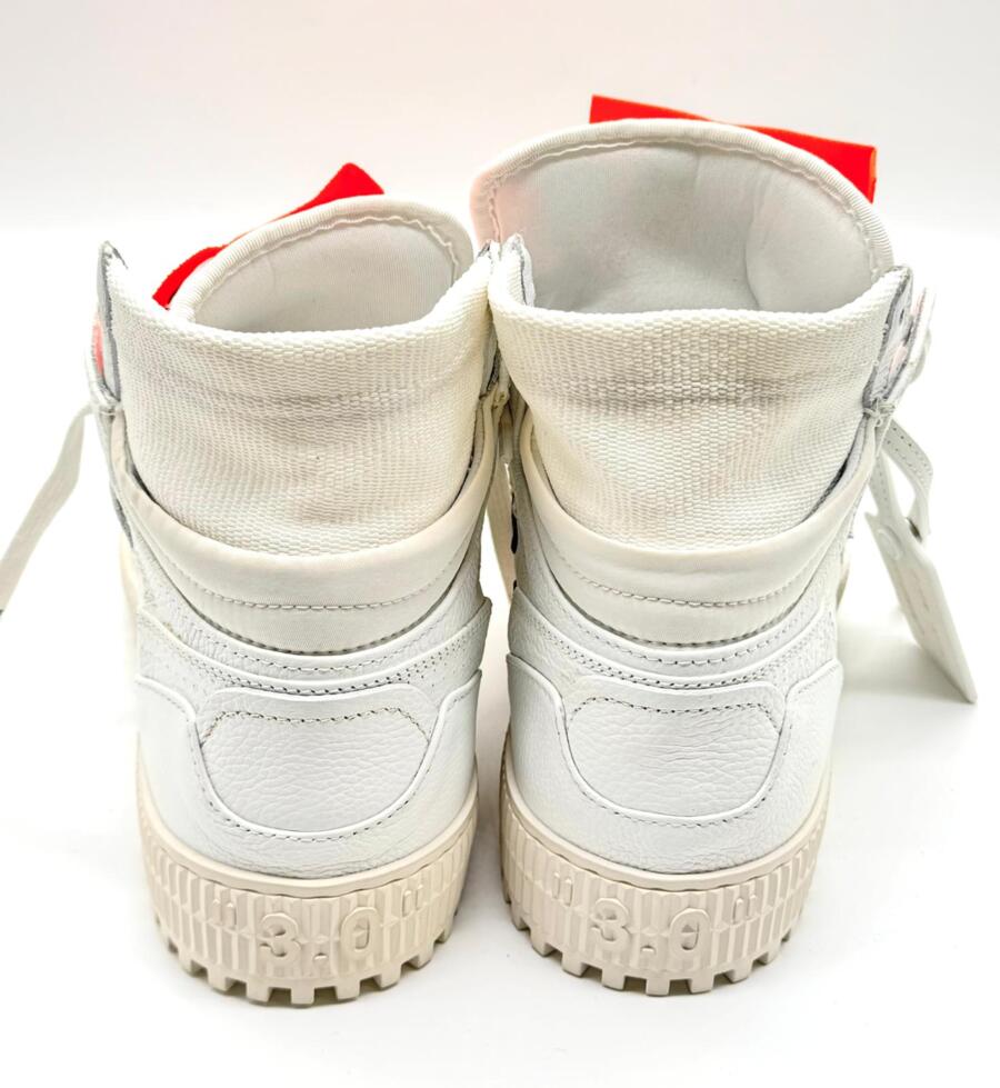 Off-white high sneaker  bianco/arancio