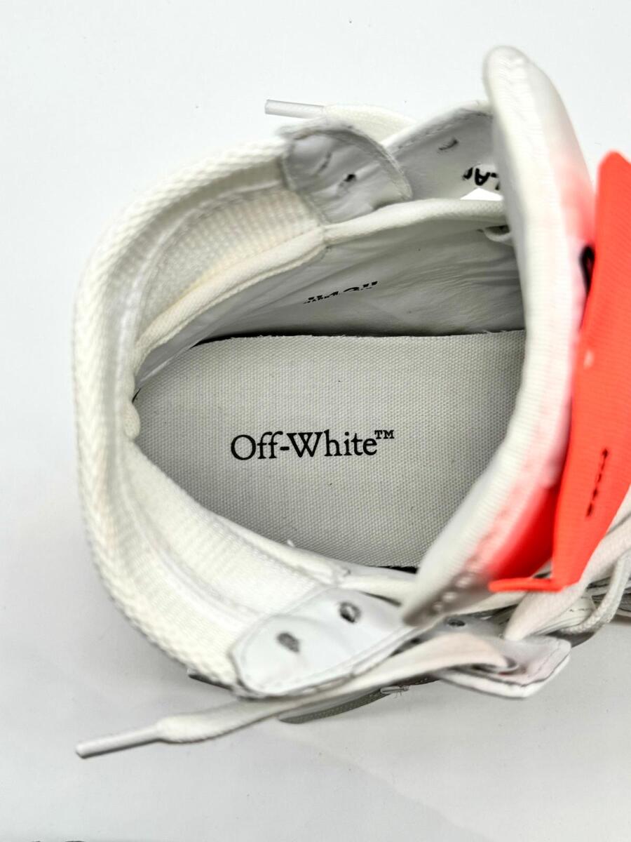 Off-white high sneaker  bianco/arancio