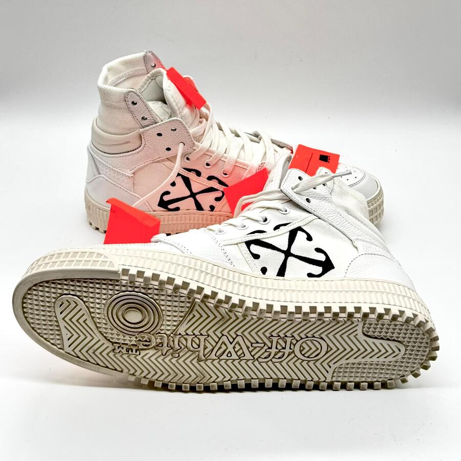 Off-white high sneaker  bianco/arancio