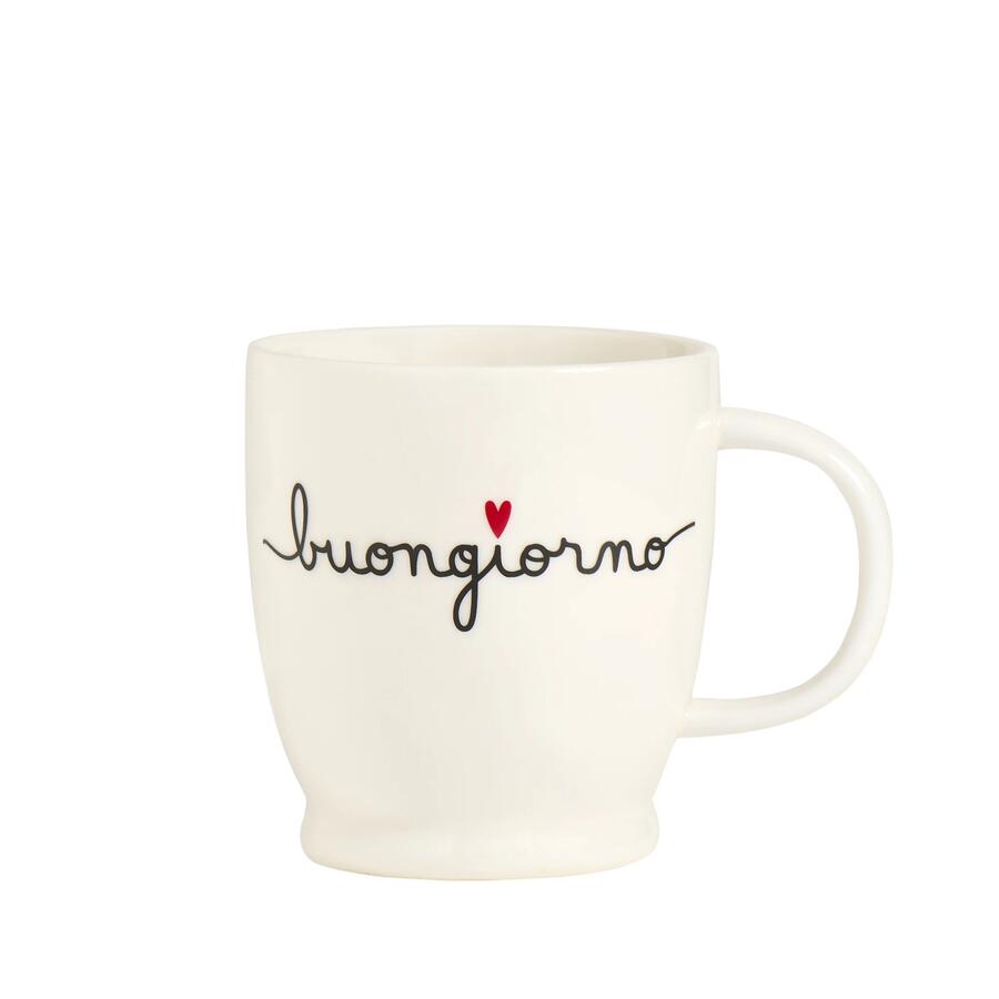 Simple Day tazza mug colazione gres porcellanato buongiorno.