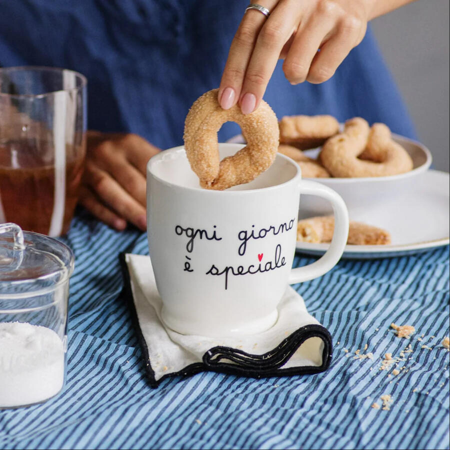 Simple Day tazza mug colazione ogni giorno è speciale gres.