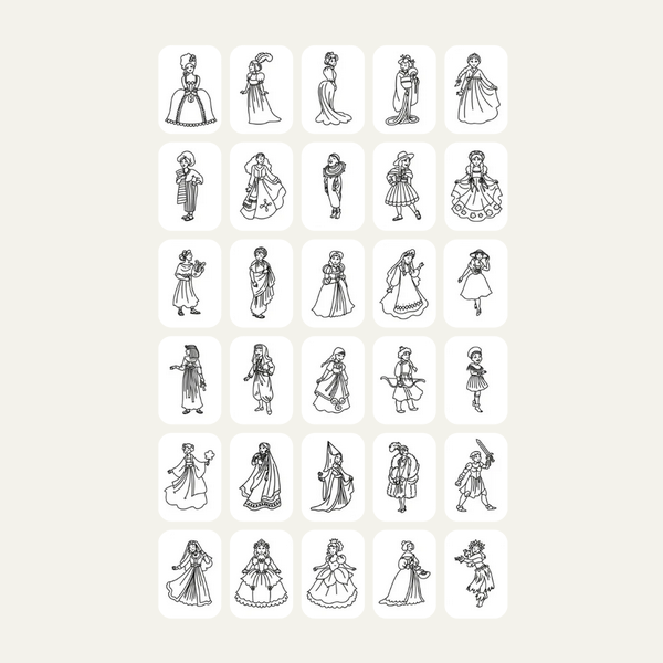 Kidydraw Mini - Principesse