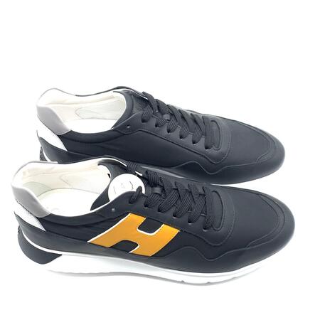 Hogan intractive 3 sneaker nera e gialla