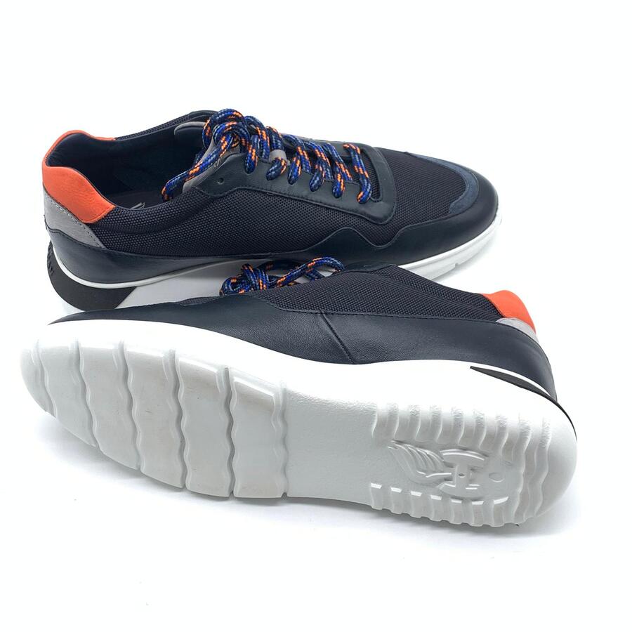 Hogan intractive 3 sneaker blu e arancione