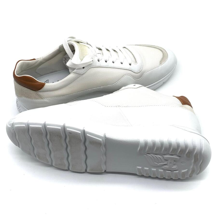 Hogan intractive 3 sneaker bianca e tabacco