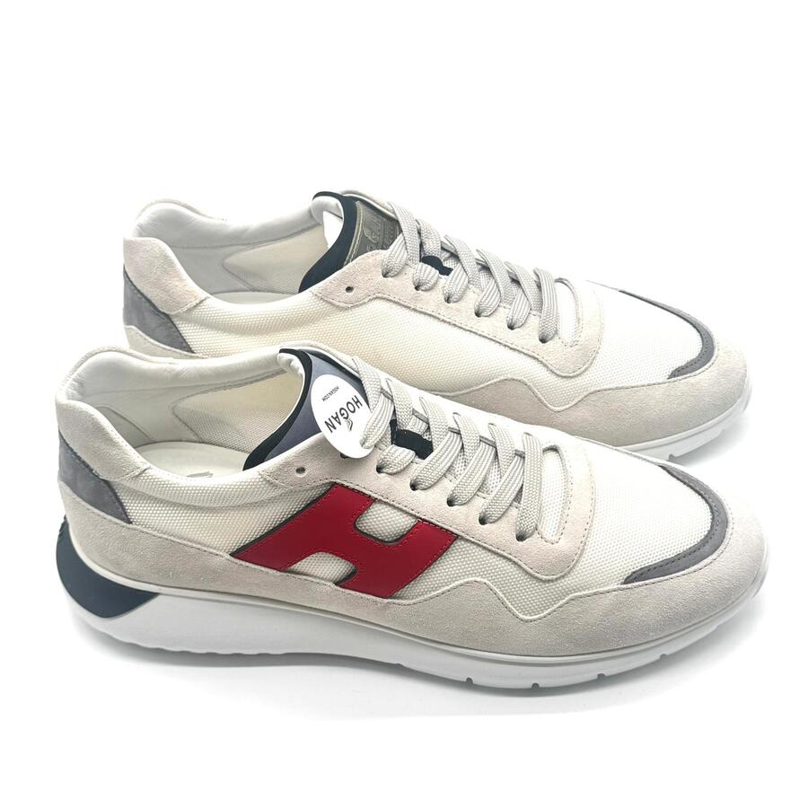 Hogan intractive 3 sneaker bianca H rossa
