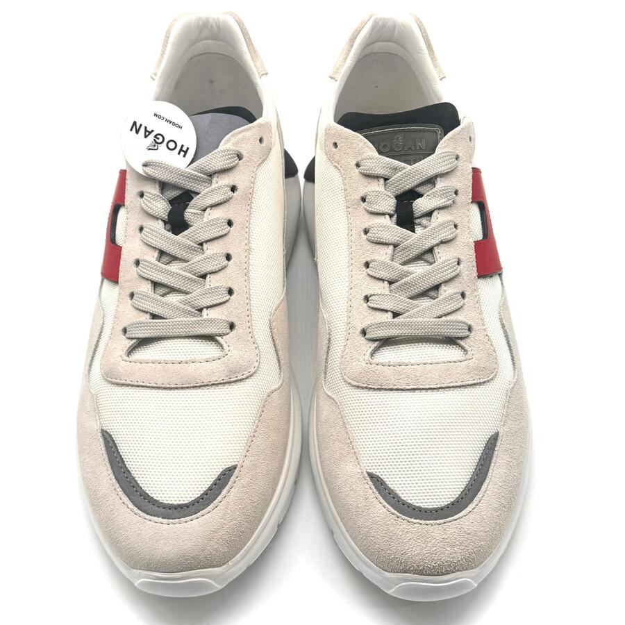 Hogan intractive 3 sneaker bianca H rossa
