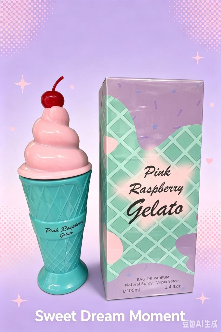 PROFUMO SIMIL ARABO EDP DA 100 ML PINK RASPBERRY GELATO [Conf. da 6 pezzi]